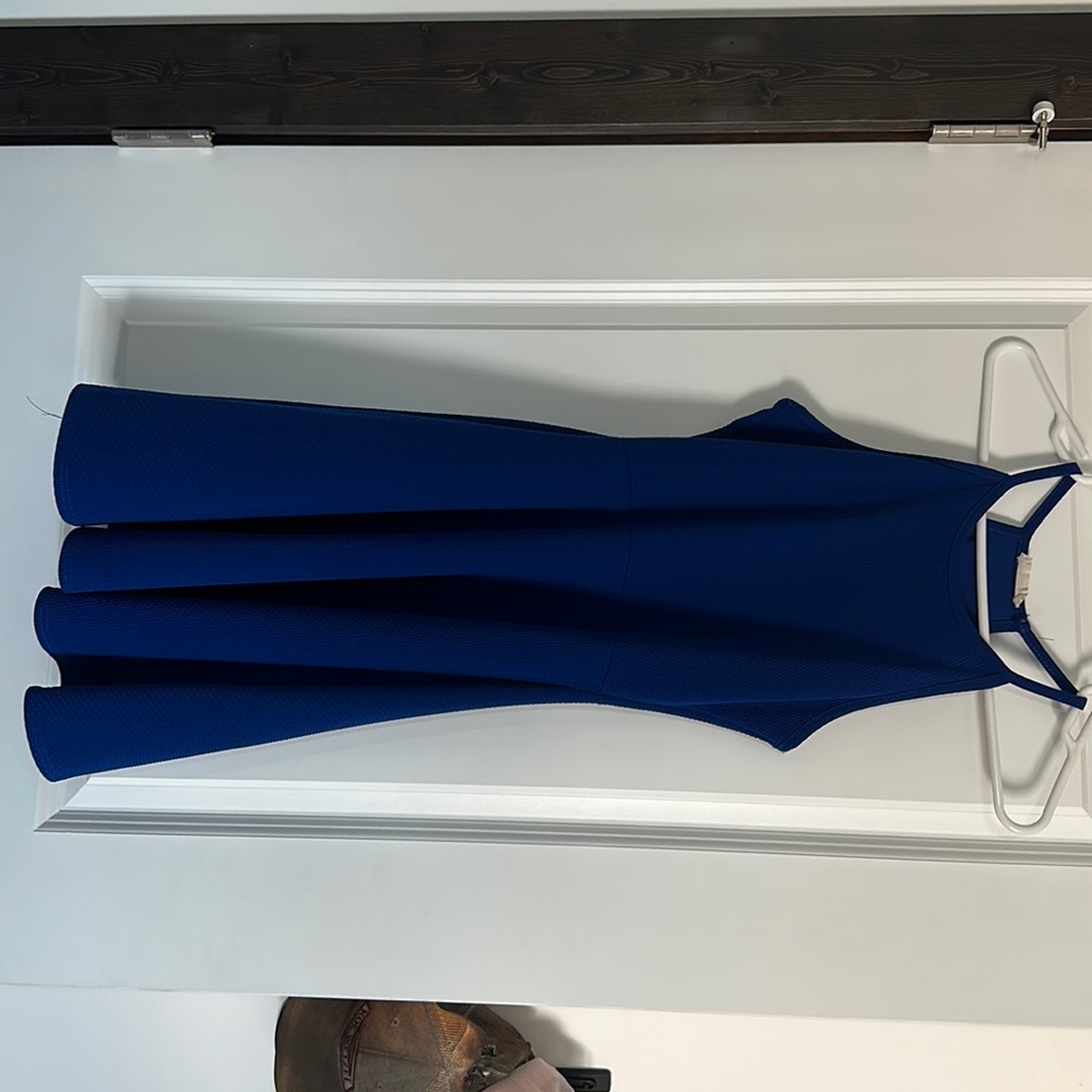 Royal Blue halter top dress